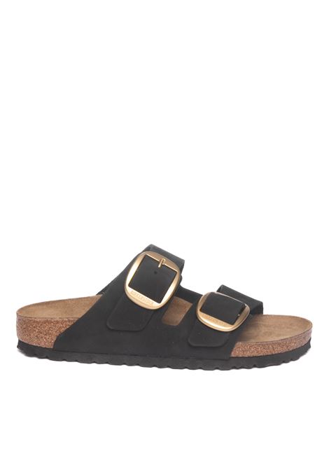 Sandalo arizona big buckle nero/oro BIRKENSTOCK | ARIZONA BIG BUCKLE1023290-BLACK